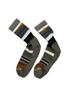 Smartwool Striped Crew Socks Size Large 9-11